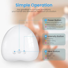 Load image into Gallery viewer, NOWWISH Hand Massager with Heat and Compression for Arthritis and Carpal Tunnel Pain, Christmas Gifts for Women Men Birthday - White