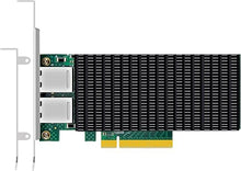 Load image into Gallery viewer, GLOTRENDS ST7318 2-Port 10Gb PCI-E Network Card, Copper RJ45 Port, Intel X540-AT2 Controller, Support Windows Server/Linux/VMware, Compare to Intel X540-T2