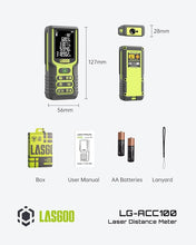 Load image into Gallery viewer, Laser Measure, LASGOO 100m/328ft Laser Measurement Tool, Laser Distance Meter with Angle Sensor, Ft/in/M Units, LCD Backlit Display, Length/Area/Volume/Pythagorean Mode, Battery Included