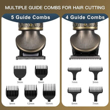 Load image into Gallery viewer, Beard Trimmer Kit Professional Hair Clipper Trimmer Zero Gapped T-Blade Trimmer Electric Shaver Razor Nose Body Trimmer for Men Cordless Grooming Kit 7 in 1