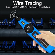 Load image into Gallery viewer, Noyafa NF-810 Multifunctional Network Tester? Ethernet LAN Network Wire Tracker with Telephone Line Tester, Network line Scanning, Power Cable Scanning and POE Switch Test Functions