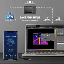 Load image into Gallery viewer, Thermal Imaging Camera, BTMETER Infrared Imager PF210 Detect Temperature -4°F~1022°F with 5 MP Visual Camera, 256 x 192 IR Resolution 25Hz, 3.5" Touch Screen, WiFi Hotspot Transmission