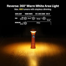 Load image into Gallery viewer, OLIGHT Prowess Rechargeable High Lumen Flashlights, 5,000 Lumens Super Bright Flashlight with Holster, High-Efficiency USB-C Charging LED Flashlight(Orange)
