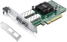 Load image into Gallery viewer, 10Gb SFP+ PCI-E Network Card NIC, with Intel 82599ES Chip, Dual SFP+ Ports, Compare to Intel X520-DA2 (Intel E10G42BTDA), PCI Express X8, Ethernet LAN Network Adapter Support Windows/Linux/VMware
