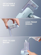 Load image into Gallery viewer, Portable Garment Steamer, Powerful Foldable Handhled Steamer 1300W, Travel Size Steamer For Clothes 20S Fast Heat-up, Fabric Steamer for Home & Travel, 120V Only (Aqua)