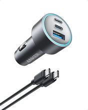 Load image into Gallery viewer, Anker USB-C Car Charger, 67W 3-Port Compact Fast Charger, 535 Car Adapter with PIQ 3.0 for iPhone 15/15 Plus/15 Pro/15 Pro Max, Galaxy S23, MacBook Pro, iPad Air, and More (USB-C to C Cable Included)
