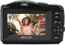 Load image into Gallery viewer, Minolta 64 Mega Pixels Digital Camera with 4K Video 60 FPS & WiFi, Black