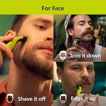 Load image into Gallery viewer, Philips Norelco OneBlade 360 Face, Hybrid Electric Beard Trimmer and Shaver with 5-in-1 Face Stubble Comb, Frustration Free Packaging, QP2724/90