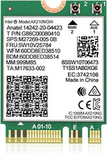Load image into Gallery viewer, WiFi 6E Wireless Card Intel AX210 NGW Bluetooth 5.3 Tri-Band 5400Mbps Network Adapter for Laptop Support Windows 10/11 (64bit) M.2/NGFF
