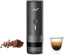 Load image into Gallery viewer, CERA+ Portable Espresso Machine PRO, Self Heating Pro-level Specialty Coffee Machine, Compatible Ultra-fine Grind, Professional Electric Small Travel Coffee Maker