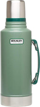 Load image into Gallery viewer, Stanley Classic Vacuum Bottle 2Qt, Hammertone Green