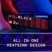 Load image into Gallery viewer, Western Digital 1TB SN850 NVMe SSD for PS5 Consoles Solid State Drive with Heatsink - Gen4 PCIe, M.2 2280, Up to 7,000 MB/s - WDBBKW0010BBK-WRSN