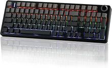 Load image into Gallery viewer, EPOMAKER X Aula F99 PRO Wireless Gaming Keyboard, Hot Swappable Custom Keyboard, 2.4GHz/Type-C/BT5.0 Mechanical Keyboard with 8000mAh Battery, RGB Backlit Gaming Keyboard (Black Gradient)