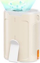 Load image into Gallery viewer, 2024 AI Portable Fan Rechargeable, 4 Speeds 6600RPM Strong Airflow, Personal Waist Fan with up to 25H of Working Time, Hanging Neck Fan, Wearable Belt Fan for Camping, Outdoor, Jobsite - Champagne