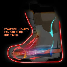 Load image into Gallery viewer, XCMAN Portable Shoe Dryers and Boot Dryer,Boot dryer for winter Boots, Work Boots, Rain Boots, Tennis Shoes, Ski Boot Liners,With integrated fan and heater-Ultra Silent | 12V DC/AC Converter| US Plug