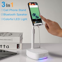Load image into Gallery viewer, OLES Gifts for Men Dad, Cell Phone Stand with Wireless Speaker, Birthday Gifts for Men, Gifts Him, Phone Holder for iPhone/Android/Tablet, Unique Gifts for Dad Him Mom, Women Gifts