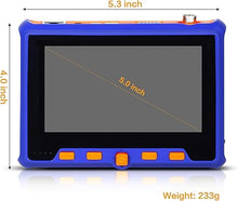 Load image into Gallery viewer, Portable Wrist CCTV Tester,5'' LCD Monitor,HDMI in &VGA in,Camera Debugging Helper
