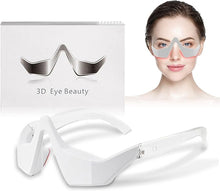 Load image into Gallery viewer, 3D Eye Massager, Advanced Beauty Device for Dark Circles, Puffiness, and Wrinkles Reduction, Eyecare Glasses for Relaxation and Improved Eye Beauty Care Machine(White)