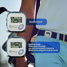 Load image into Gallery viewer, GOLFBUDDY Voice 2S+ Talking GPS Rangefinder, Clip on Hat Golf Navigation, Slope Mode on/Off, 18 Hours Battery Life, Shot Distance Measurement, Preloaded with 40,000 Courses Worldwide (Blue)