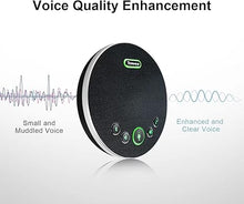 Load image into Gallery viewer, Tenveo Conference Speaker with Microphone, Bluetooth/Wireless/USB omnidirectional Speakerphone Noise Cancelling Conference Call 360° Pickup for Skype Zoom MicroTeams for 10~12 People Online Meeting