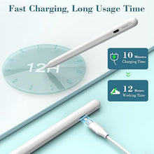 Load image into Gallery viewer, iPad Pencil 9th&10th Generation, 10 Mins Fast Charge Stylus Pen for Apple Pencil 1st/2nd iPad 6/7/8/9/10, iPad Pro 11" and 12.9", iPad Air 3/4/5, iPad Mini 5/6 with Palm Rejection, Tilt Sensitivity