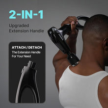 Load image into Gallery viewer, HubiCare Heat and Cool Massage Gun with Upgraded Extension Handle, Christmas Gifts Ideas, Percussion Massage Gun Deep Tissue, Muscle Back Massagers Handheld, Portable for Pain Relief, LED Display