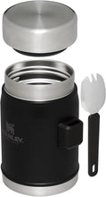 Load image into Gallery viewer, Stanley Classic Legendary Classic Food Jar + Spork 14oz Matte Black