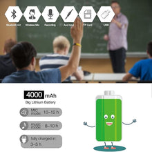 Load image into Gallery viewer, Wireless Voice Amplifier Bluetooth, Microphone Amplifier Wireless 25 Watt Sound System Portable with Mic, 2000mAh Rechargeable Lithium Battery for Teachers/Tour Guide S28