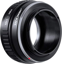 Load image into Gallery viewer, K&F Concept Lens Mount Adapter Compatible with M42 Lens to NEX E-Mount Camera Compatible with Sony Alpha NEX-7 NEX-6 NEX-5N NEX-5 NEX-C3 NEX-3