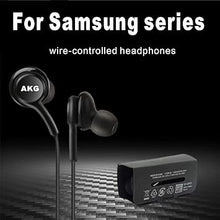 Load image into Gallery viewer, 2024 Earbuds Stereo in-Ear Headphones for Samsung Galaxy S24 S23 S22 S21 S20, Note 10, 10+ - Designed by AKG - with Microphone and Volume Remote Type-C Connector-Black