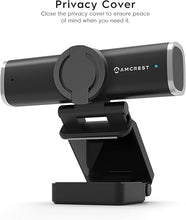 Load image into Gallery viewer, Amcrest 1080P Webcam with Microphone for Desktop, Web Cam Computer Camera, Streaming HD USB Web Camera for Laptop & PC with Privacy Cover, Wide Angle Lens, Superior Low Light (AWC195-B)