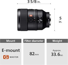Load image into Gallery viewer, Sony FE 135mm F1.8 G Master Telephoto Prime Lens for Sony E-Mount