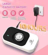 Load image into Gallery viewer, Portable Nail Drill Electric File: 40000RPM Professional Rechargeable Nail E File Machine, Cordless Nail Drill with Bits & Base for Acrylic Nails Remove Nail Gel Polish Manicure for Salon Home, White