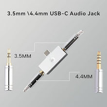 Load image into Gallery viewer, Linsoul Kiwi Ears Allegro Mini Portable IEM DAC, in Ear Monitor Amplifier, USB C to 3.5/4.4mm Output, with Custom Chip, High Resolution 32bit/384kHz, HiFi Earbuds Amp for Phone/PC