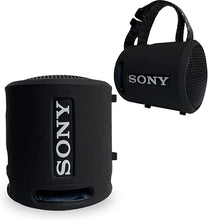 Load image into Gallery viewer, Silicone Cover Case for Sony SRS-XB13/XB100 Extra BASS Wireless Portable Compact Speaker, Protective Skin Sleeve Shell for Sony SRS-XB13 Speaker Accessories (Black)
