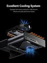 Load image into Gallery viewer, MINISFORUM Mini PC MS-01-S1390 Barebone with Intel Core i9-13900H,vPro Enterprise Support,2x10Gbps SFP+LAN/2x2.5G RJ45/2xUSB4/HDMI/16xPCIe 4.0/M.2 NVMe SSD/U.2 NVMe SSD,Mini Computer(No OS/RAM/SSD)