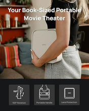 Load image into Gallery viewer, XGIMI Elfin Flip 2024 NEW Portable Projector, 1080P Resolution Outdoor Projector, Licensed Netflix, Build-in Adjustable Stand, Lightweight and Compact Design, 400 ISO Lumens, Screen Adaption