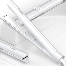 Load image into Gallery viewer, Bekind Apex 2-in-1 Hair Straightener Flat Iron | 1“ 460°F Straightener & Curler for All Hairstyles | UltraSmooth Tech | 15s Fast Heating & Temp Memory | Gift Set for Girls Women (Arctic White)