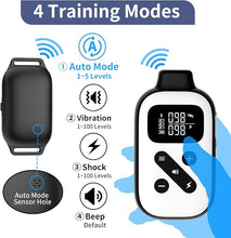 Load image into Gallery viewer, PetJoy Bark Collar with Remote, Bark and Training Collar Combo, Shock Collar for Large Dogs, Auto Bark Collar - Shock, Vibration, Beep and Auto Mode (Level 1-5), Remote Range 2800 Ft