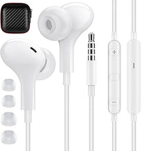 Load image into Gallery viewer, APETOO 3.5mm Headphones Magnetic in-Ear Earphones Wired Earbuds with Microphone Volume Control HiFi Stereo Noise Canceling for iPhone, Samsung, Computer, Laptop, MP3/MP4, Android, Kids, School Student