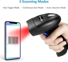 Load image into Gallery viewer, Wireless QR Code Scanners Readers for Computers, NetumScan 1D 2D Automatic Handhold USB Barcode Scanner for Store, Warehouse POS