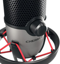 Load image into Gallery viewer, Cherry UM Series 3.0, 6.0 and 9.0 PRO RGB USB Microphone for PC, Mac, Gaming, Recording, Streaming, Podcasting, Studio and Computer Condenser. (UM 6.0 Silver)
