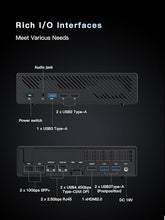 Load image into Gallery viewer, MINISFORUM MS-01 Mini Workstation Core i9-13900H Barebone Version Mini PC, HDMI + 2xUSB4 8K Display, 2x10G SFP+ Port, 2x2.5G LAN Port, Support M.2 2280/22110/U.2 SSD/RTX 3050 Graphics Cards