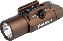 Load image into Gallery viewer, OLIGHT PL Turbo Weaponlight, 800-Lumen 515 Meters Long-Range Tactical Flashlight, 66,300 High Candela Rail-Mounted Light with Strobe Function and Rail Locating Keys, Fits Picatinny and GL Rail