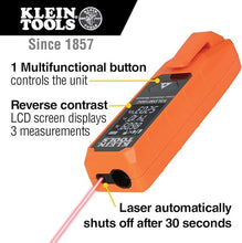 Load image into Gallery viewer, Klein Tools 93LDM100C Compact Laser Distance Measure, 100 Feet, Measures in Feet, Inches, Meters