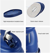 Load image into Gallery viewer, Portable Steamer Steam Clothes Iron Handheld Portable Home Travelling For Clothes Ironing Wet Dry Hot Ironing Machine Mini Steam Garment Steamer for Home Travel Business