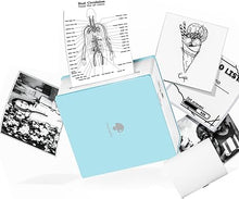 Load image into Gallery viewer, Phomemo Sticker Printer- Mini Printer M02 Portable Thermal Printer Sticker Maker Inkless Pocket Printer Bluetooth Photo Printer for Learning Assistance, Study Notes, Journal, Fun, Work, Receipts