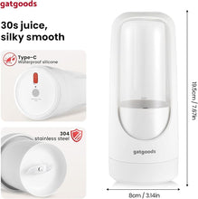 Load image into Gallery viewer, Portable Blender, Cordless, 12oz Personal Small Blender, USB-C Rechargeable, BPA-Free and Dishwasher Safe Travel Cup, On-the-Go Blender