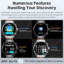 Load image into Gallery viewer, Smart Watch with Wireless Earbuds, Bluetooth Call Watches for Men 1.53" Steel Material Ultra-Thin Body 9D Sound Effects,Fitness Tracker Sports Watch, Compatible iPhone Android (95 Black)