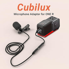 Load image into Gallery viewer, Cubilux UCM-RBK2 Microphone Adapter Compatible with ONE R, USB Type C to TRRS MIC Converter Connector Compatible with Insta 360 ONE R Camera